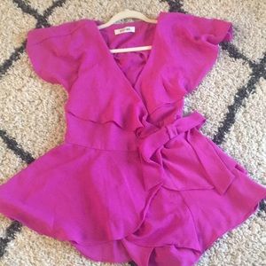 DO+BE Bright Pink Romper